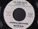 MELVIN BLISS: Synthetic Substitution / Reward 45 (dj, slight warp dnap, close t