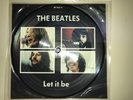 THE BEATLES UK  7 “ 45 20th ANNIVERSARY PICTURE DISC SINGLE LET IT BE unplayed