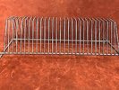 Vintage   28 Slot 33 45 78 rpm Record Holder Rack(s) Stand Gold Tone Metal Wire
