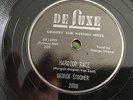 HARDTOP RACE George Stogner DELUXE Hillbilly C&W 78 rpm Record  Jukebox 1950's