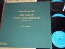 Henri Honegger BACH Cello Suites Valois 3 LP set MB 922/923/924 Limited Ed #248