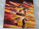 Judas Priest - Firepower SIGNED Red/Black + Orange/Black Vinyl Double LP CD