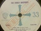 THE EVERLY BROTHERS DONNA DONNA GONE GONE GONE ARGENTINA PRO SINGLE 7