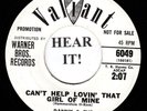 Danny & Memories DOO WOP 45-Valiant 6049 WLP-Can't Help Lovin' That -Neil Young