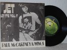 PAUL McCARTNEY & WINGS Jet / Let Me Roll It RARE Danish 45 PS