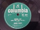 CHUCK BERRY SCHOOL DAY / DEEP FEELING COLUMBIA 78 RPM  BLUES EX CON