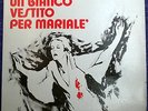 FIORENZO CARPI BIANCO VESTITO PER MARIALE 1975 LP giallo ost psych morricone NM