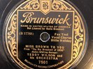 Bruns 7501 Billie Holiday w Teddy Wilson Band MISS BROWN TO YOU 1935 78rpm E hc