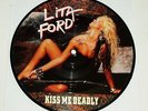 LITA FORD-KISS ME DEADLY-METAL 45RPM 7'' RECORD UK IMPORT RCA PICTURE DISC NM