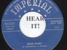 Fats Domino R&B 45 (Imperial 5251) Rose Mary /You said You Love Me  VG+