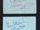 John Lennon, Ringo Starr & Paul McCartney signed THE BEATLES autographs
