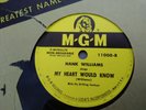 78 Rpm Record Rockabilly Hank Williams Hey Good Lookin'   MGM 11000 E-/E-