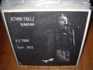 JETHRO TULL ticketron u.s. tour april 1972 ( rock ) takrl not tmoq