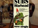 UK SUBS WARHEAD PROMO POSTER, ADVERT, PUNK SEX PISTOLS ANOTHER KIND OF BLUES