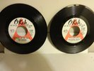 2 Okeh-Radio Station Copies 45 RPM records-The Cheers 7331-The Black Velvet 7330