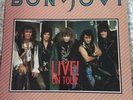 Rare Bon Jovi 12' Vinyl Record Live On Tour 4 Track runaway Disc Collectors