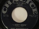 DIXIE NIGHTINGALES I Don't Know / Keep On Trying Chalice Gospel Soul 45 HEAR