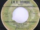 EDDIE KING Love You Baby / Shakin' Inside J.O.B. Blues R&B 45 HEAR