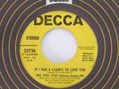 JIVE (FIVE) FYVE If I Had A Chance To Love You Decca Promo Northern Soul 45 HEAR