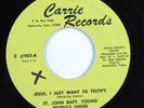 Black Gospel 45 ST JOHN BAPT YOUNG PEOPLE Jesus, I Just Want to Testify HEAR