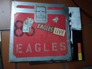 LP EAGLES LIVE ITALIA EMBOSSED GATEFOLD SLEEVE CON INNER  DOPPIO EX/EX+
