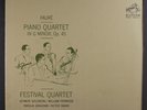 FESTIVAL QUARTET: Faure: Piano Quartet In G Minor, Op. 45 LP Sealed (sm corner