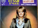 BONNIE TYLER 45 Sittin On The Edge SUNG IN SPANISH Argentina PS LYRICS On Sleeve