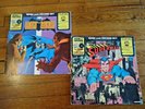 BATMAN & SUPERMAN BOOK AND RECORD SETS 1976 POWER RECORDS DC COMICS