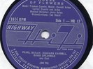 CHRYSLER HIGHWAY HI-FI: House of Flowers (MR 17) 16 2/3 RPM RECORD Pearl Bailey