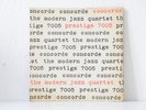 Modern Jazz Quartet  Concorde auf Prestige PRLP 7005 ,  Original , Mono