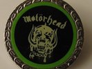 MOTORHEAD OVERKILL VINTAGE METAL PIN BADGE FROM THE 1970's INSERT STYLE BADGE