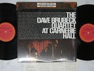 DAVE BRUBECK QUARTET AT CARNEGIE HALL CBS/SONY 36AP 1488,9 Japan OBI SHRINK 2LP