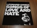 LEONARD COHEN - SONGS OF LOVE & HATE + BOOKLET - UK ISSUE - EXCELLENT