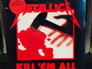 Metallica Kill 'Em All Elektra White Label Promo LP