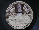 Tchaikovsky Violin Concerto Ida Haendel French Decca 78RPM x4
