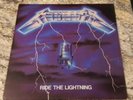 1984 Metallica Ride the Lightning Megaforce Vinyl Original Elektra pressing