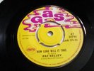 pat kelly- How Long Will It Take./ Try To Remember. Gas.  1969. EX.