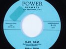 Instrumental Rock & Roll Tittyshaker 45 ROYAL TEENS Mad Gass POWER VG+ HEAR
