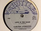 CARLTON LIVINGSTON - love is the game - SHUTTLE REGGAE