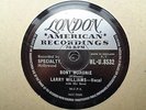 LARRY WILLIAMS - Bony Moronie / You Bug Me Baby 78 rpm disc (A+)