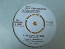 Five Stairsteps & Cubie - A Million To One 1967 UK 45 PYE INTERNATIONAL EX+