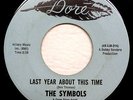The SYMBOLS 45 Last Year About This Time 1963 Doo Wop F3213