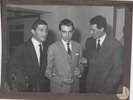 FRANCO CERRI,NICOLA ARIGLIANO.GIORGIO GASLINI DOPPIA FOTO ANNO 1959 VERA FOTO
