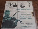 Rare Classical LP Rolph Schroeder Bach Sonatas & Partitas Columbia SL-189