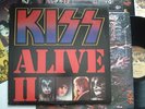 KISS Alive II EX CASABLANCA NBLP-7076 Record Club 2LP w/booklet inners sterling
