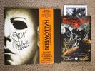 SIGNED by JOHN CARPENTER+NICK CASTLE (MICHAEL MYERS) SOLD OUT MONDO HALLOWEEN LP
