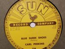 VERY RARE Carl Perkins 78 RPM - Blue Suede Shoes - Honey, Don't  - SUN 234 NICE