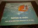 Fabrizio De André ?– Non Al Denaro Non All'Amore .. prima stampa LP VINILE 33