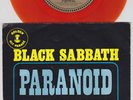 BLACK SABBATH * Paranoid * 1979 Belgian Limited 45 * ORANGE VINYL *
