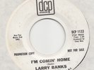 NORTHERN SOUL -- LARRY BANKS -- I'M COMIN' HOME / I DON'T WANNA DO IT